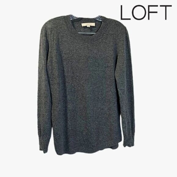 Loft‎ Women's Long-Sleeve Crewneck Pullover Sweater - Picture 1 of 5